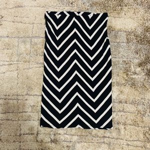Body con striped skirt